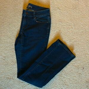 Size 25/0 petite curvy boot cut jeans